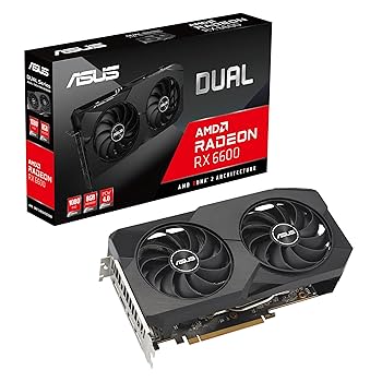 【新品】ASUS Radeon RX 6600 V3 8GB グラフィックボード Amazon | ASUS Dual AMD Radeon™ RX 6600 8GB GDDR6 ゲーミング
